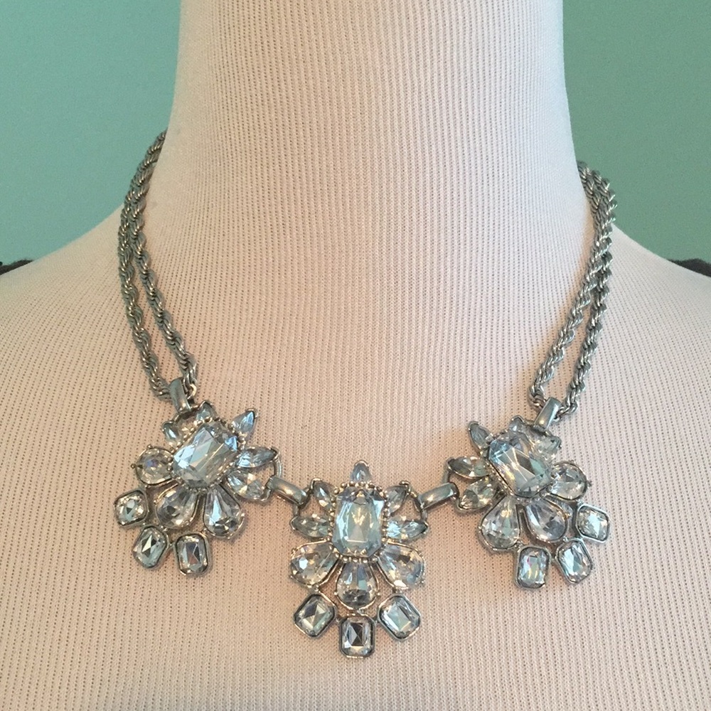 Banana Republic Crystal statement necklace